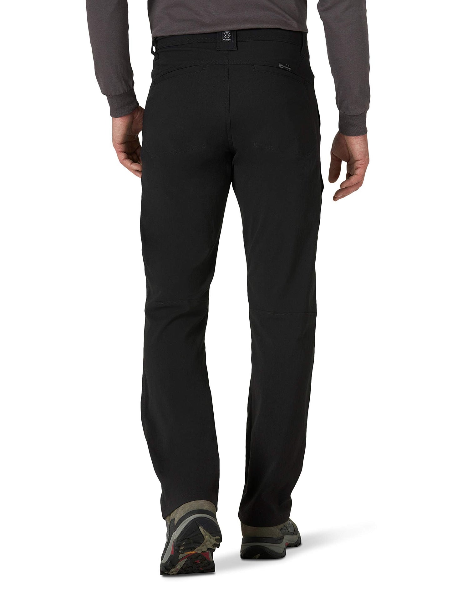 ATG by Wrangler Men's Zip Pocket Trail Pant, Black, 42W x 32L