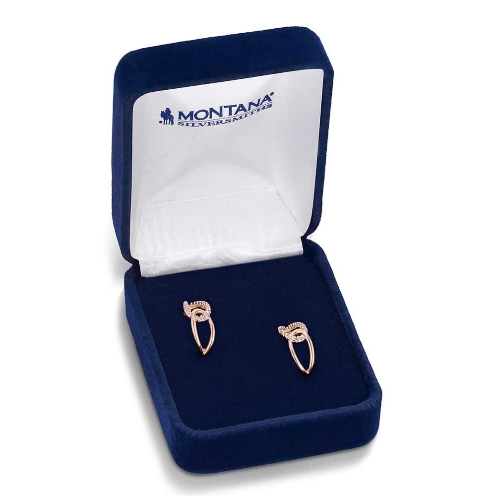 Montana Silversmiths Rose of the Rockies Earrings