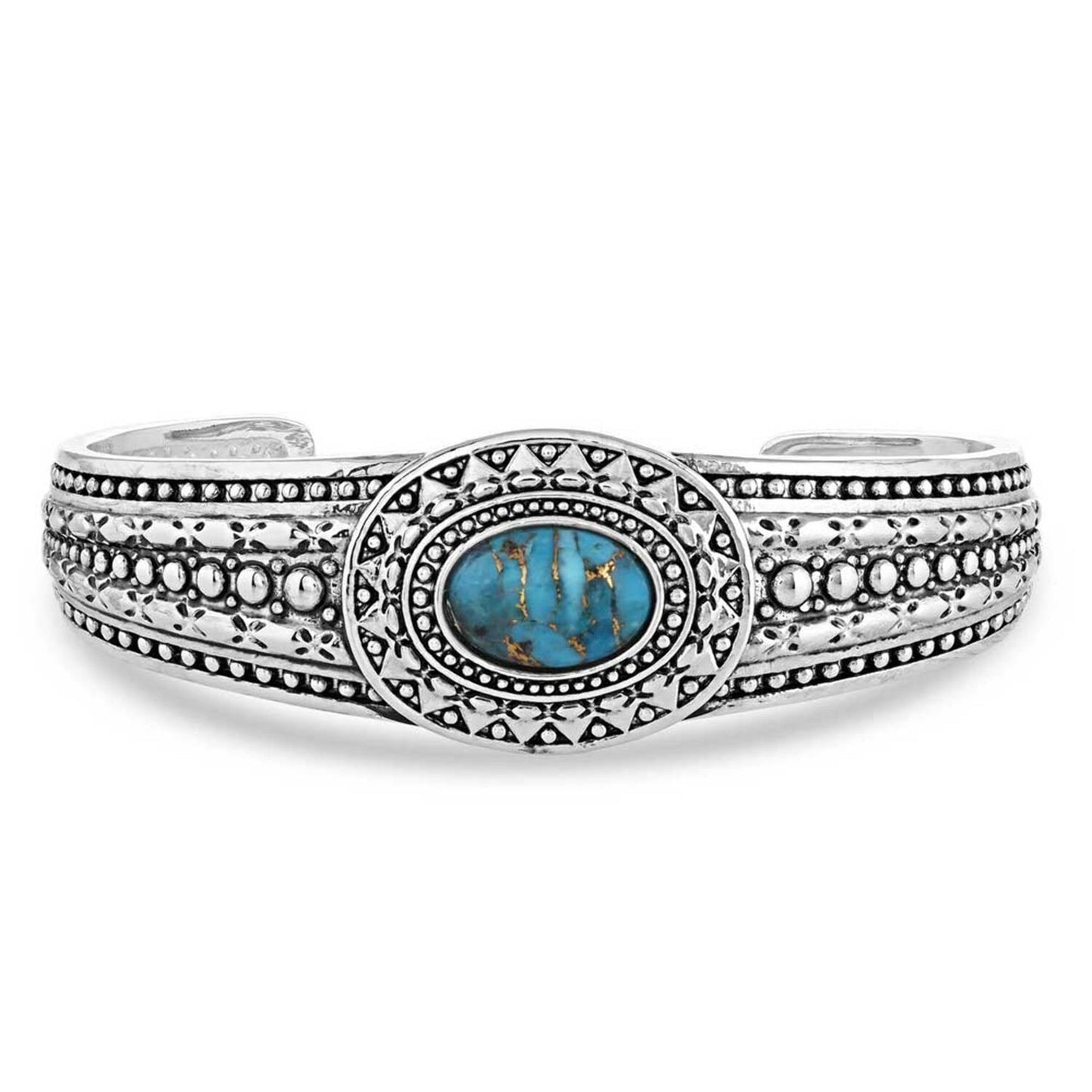 Montana Silversmiths Ladies Center Turquoise Bracelet BC4938