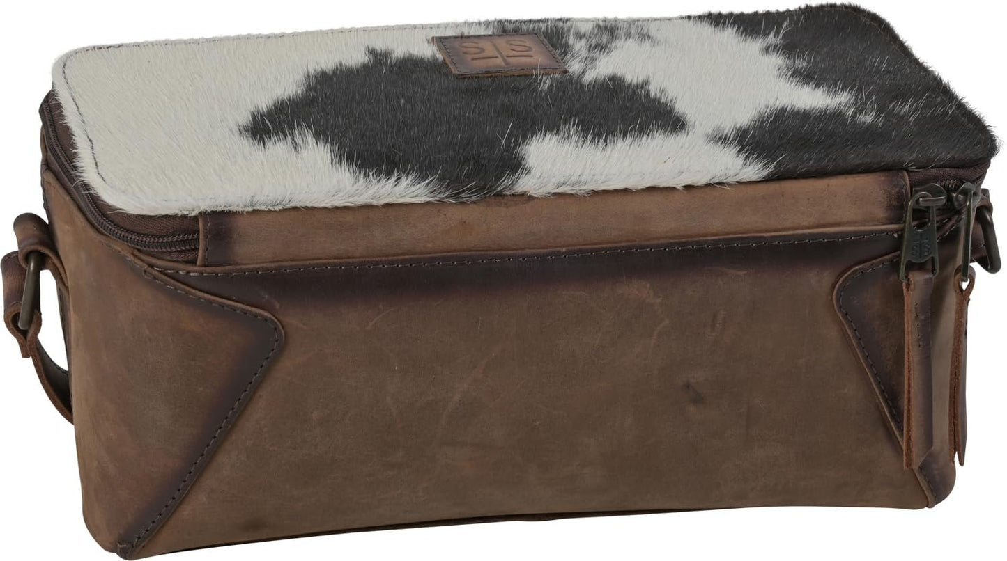 STS Ranchwear Western Cosmetic Bag Womens Maddie Makeup Brown STS30230