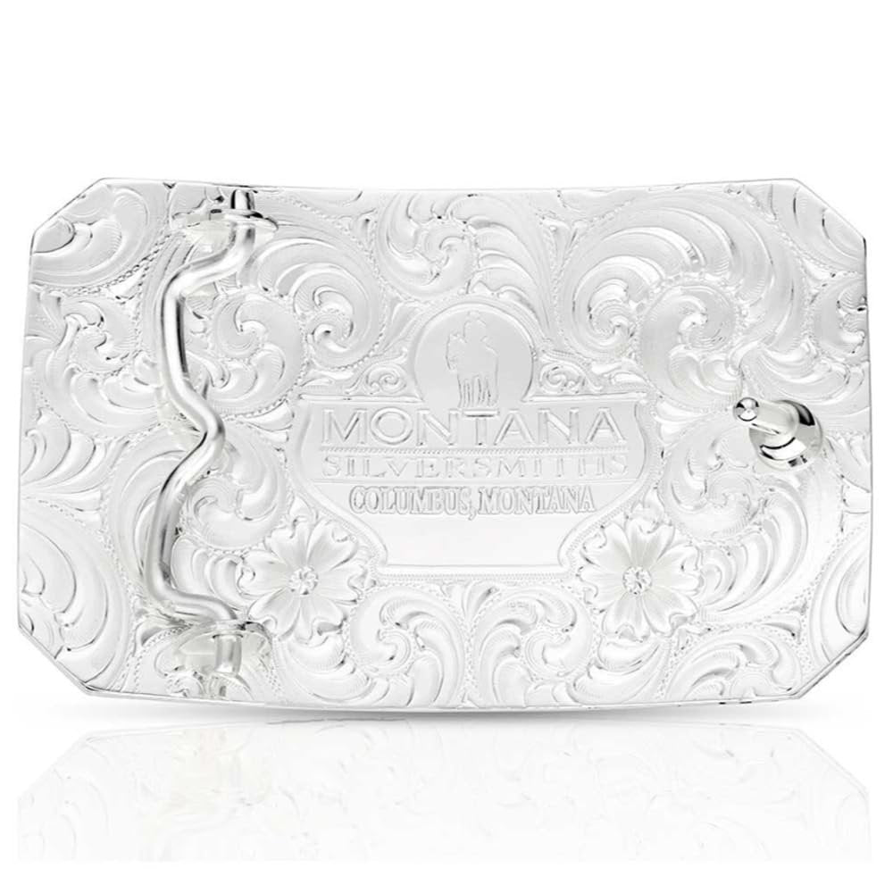 Montana Silversmiths Longhorn Cattle Drive Belt Buckle