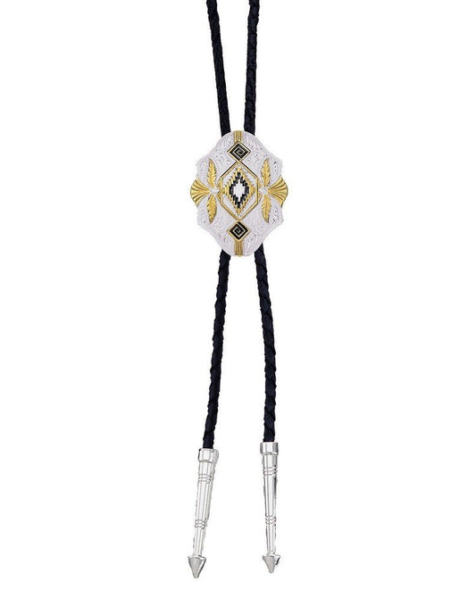 Montana Silversmiths Men's Southwest Scalloped Bolo Tie No Color All