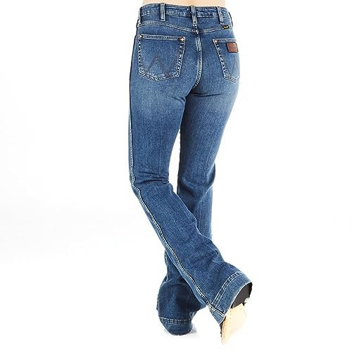Wrangler Women's Retro High Rise Trouser Jean Shelby 27W x 36L