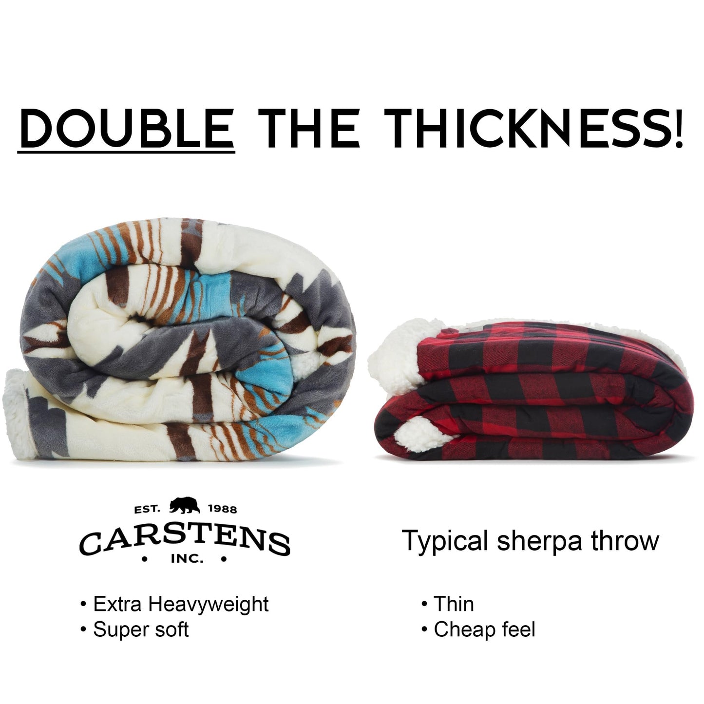 Ultra Premium Plush Sherpa Oversized Throw Blanket