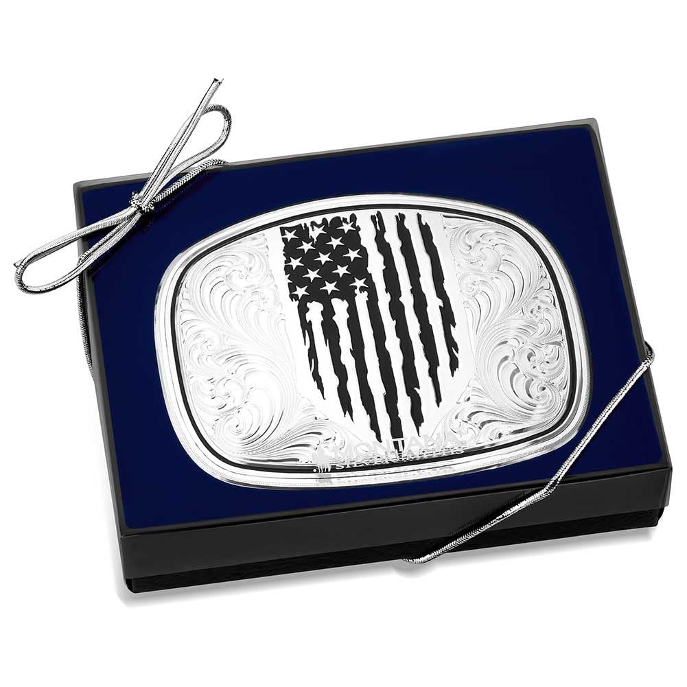 Montana Silversmiths American Made Strength Belt Buckle