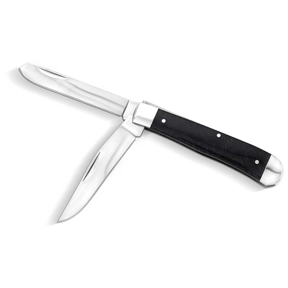 Montana Silversmiths Western Plains Trapper Pocket Knife