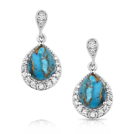Montana Silversmiths Blue Rivers Earrings