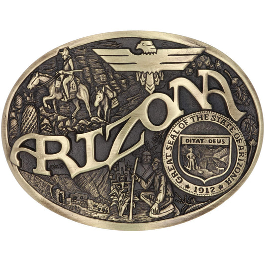 Montana Silversmiths Arizona Heritage Attitude Belt Buckle
