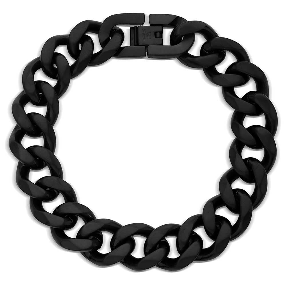 Montana Silversmiths Midnight Cuban Link Men's Bracelet