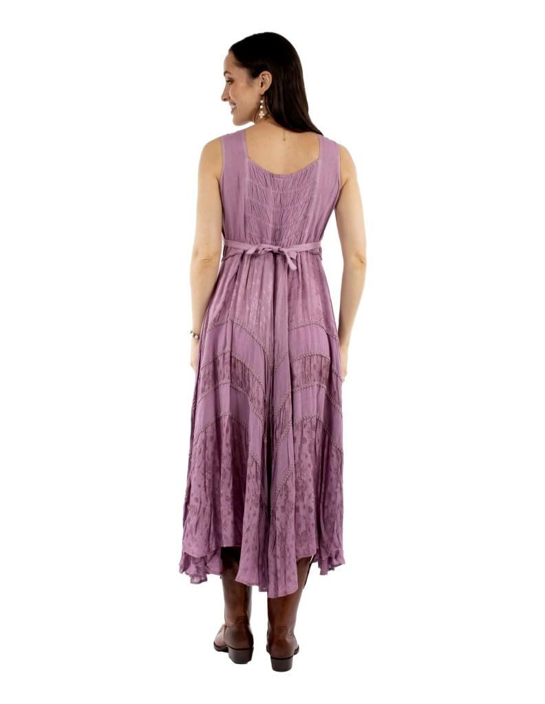Scully Women's Lace Front Sleeveless Full Length Dress - Dusk