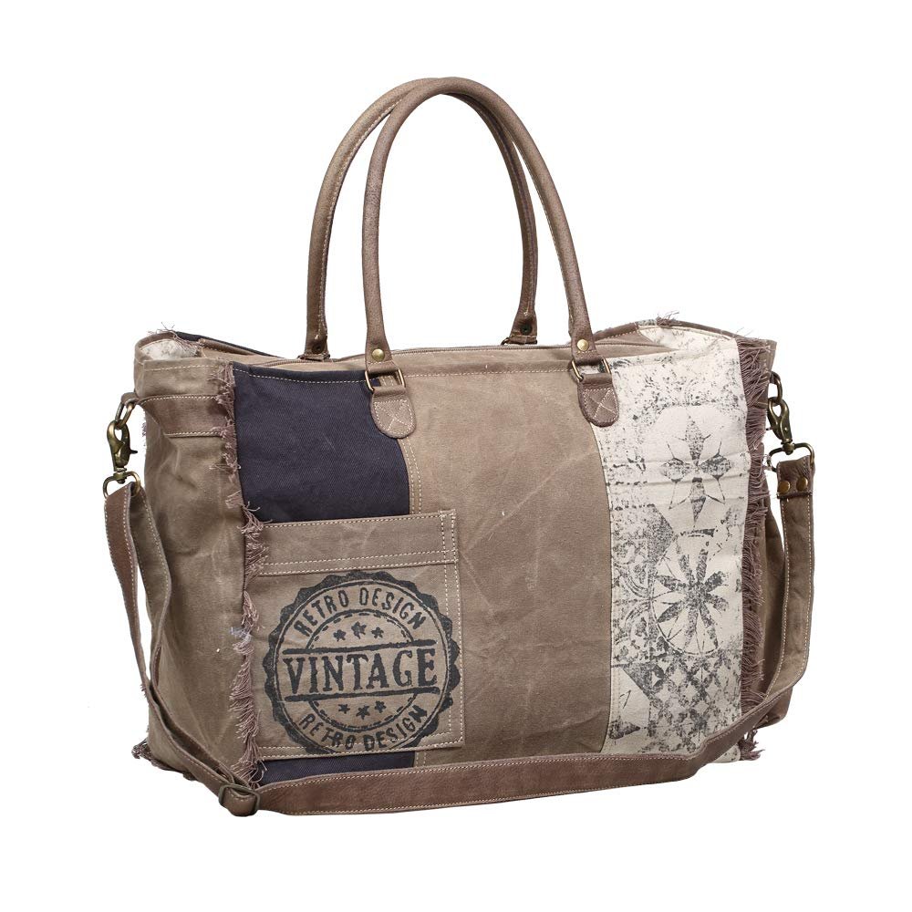 Myra Bag Retro Print Weekender Bag