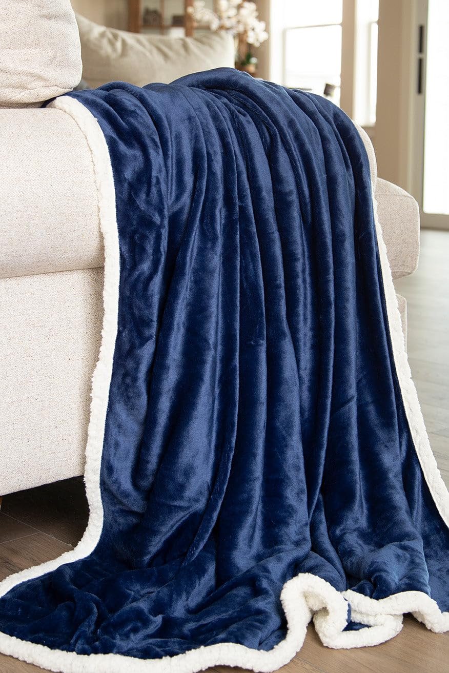 Ultra Premium Plush Sherpa Oversized Throw Blanket
