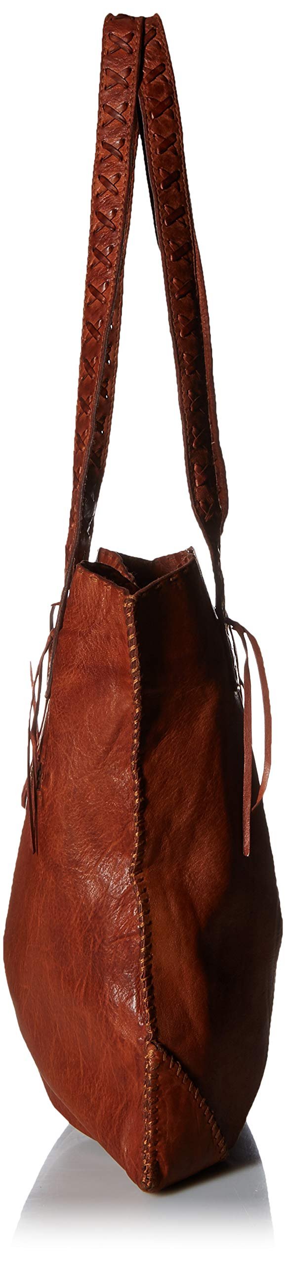 Scully Soft Leather Tote Handbag - Cognac