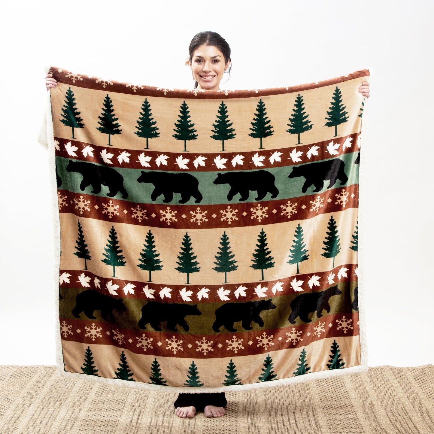 Ultra Premium Plush Sherpa Oversized Throw Blanket