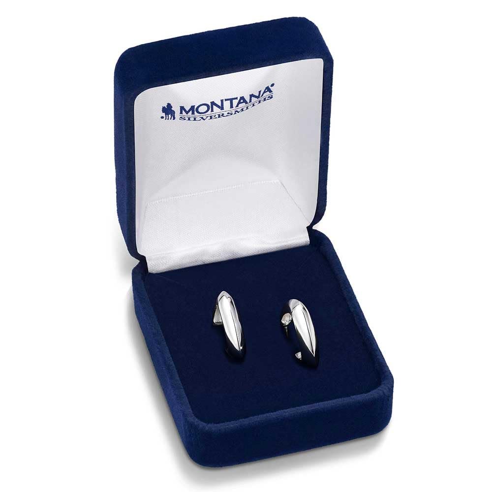 Montana Silversmiths Western Class Act Hoop Earrings