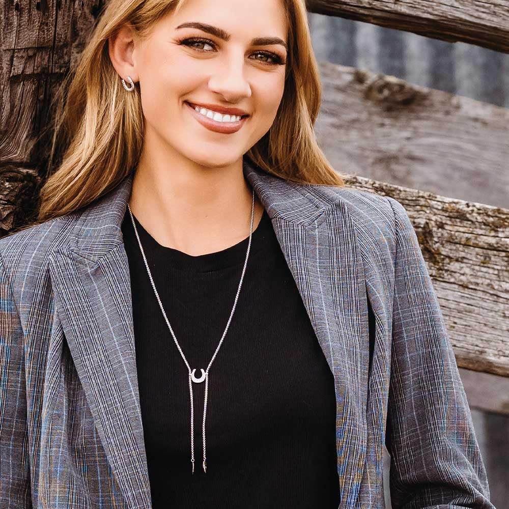 Montana Silversmiths Between Luck Horseshoe Necklace