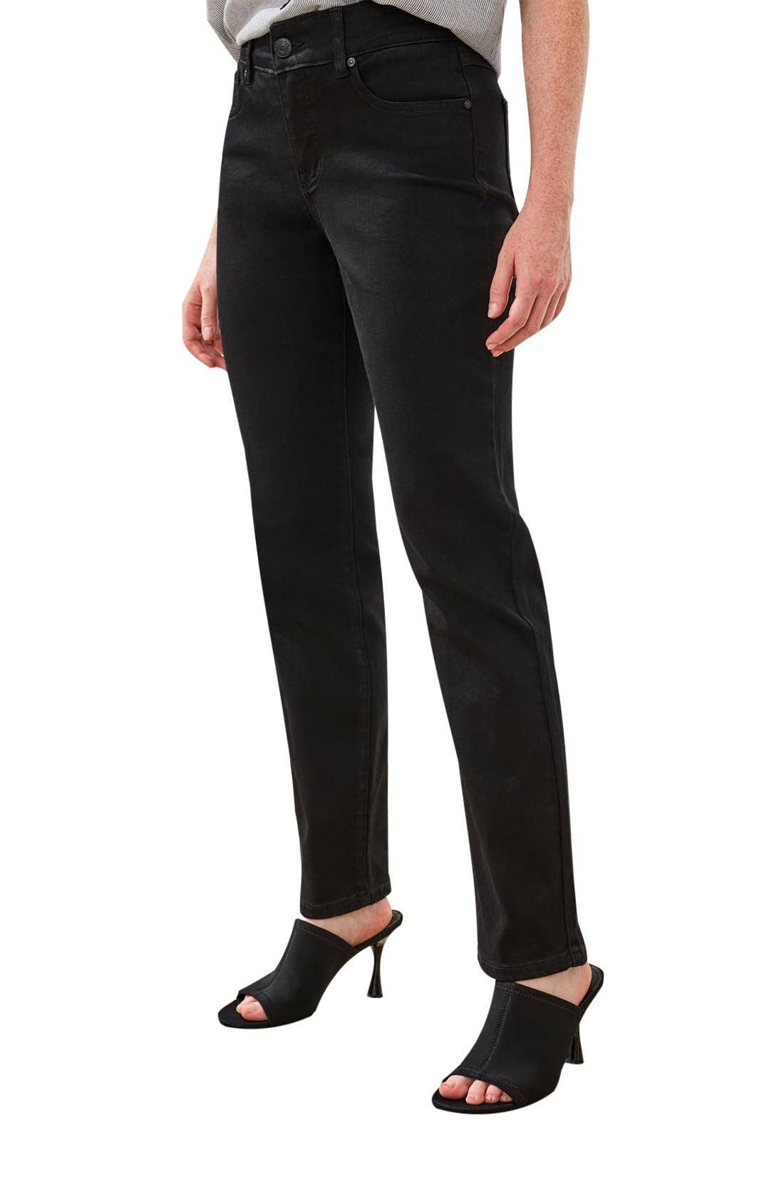 Tribal Women's Sophia Curvy Straight Fit Jeans (Regular, Plus and Petite Sizes)