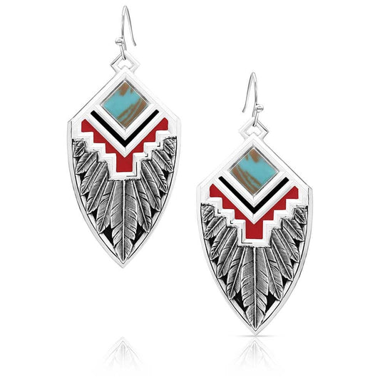 Montana Silversmiths Southwest Aura Amercian Made Earings
