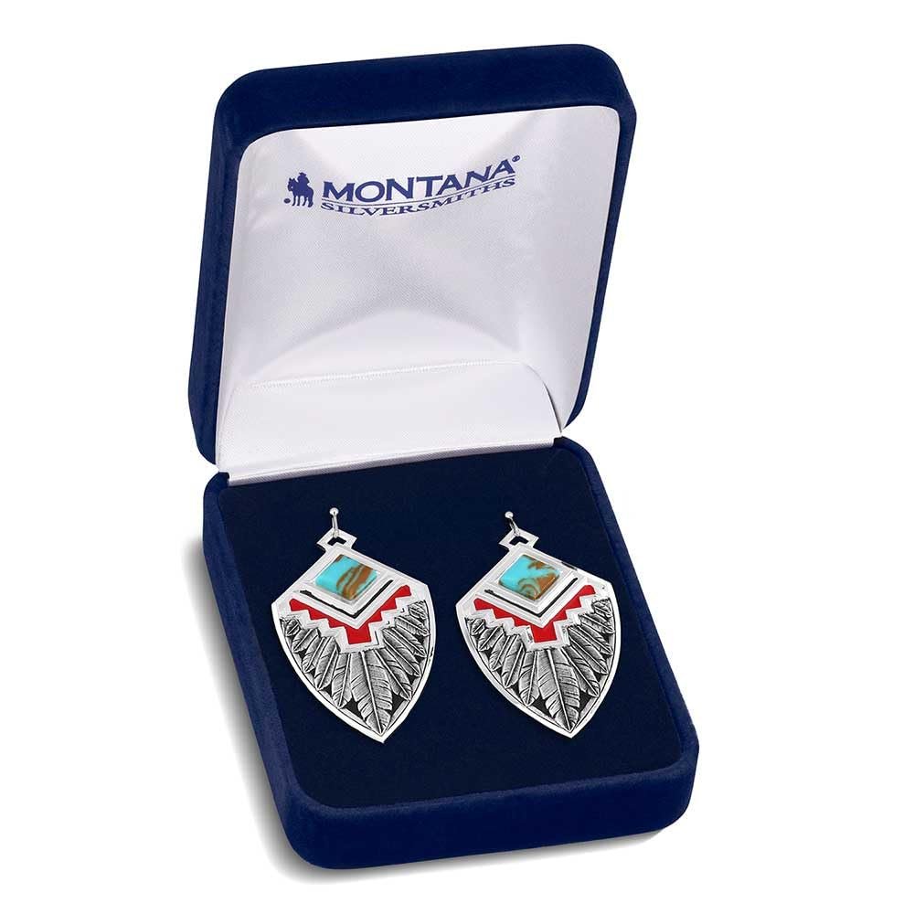 Montana Silversmiths Southwest Aura Amercian Made Earings