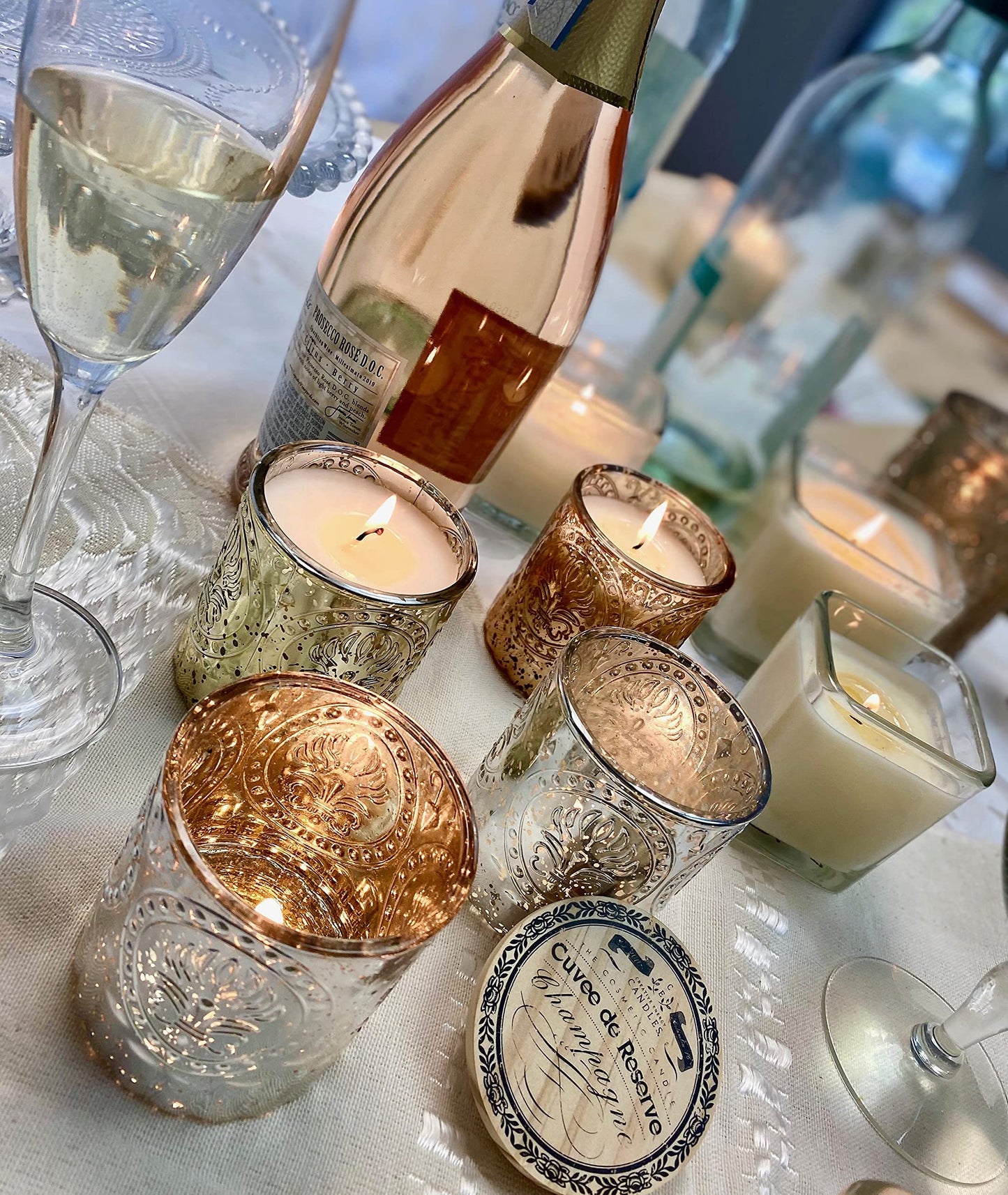 Champagne & Berries Lotion Soy Wax Candle 5 Oz.