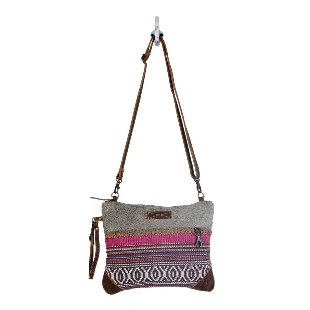 Myra Bag Laced Small & Cross-Body Upcycled Bag