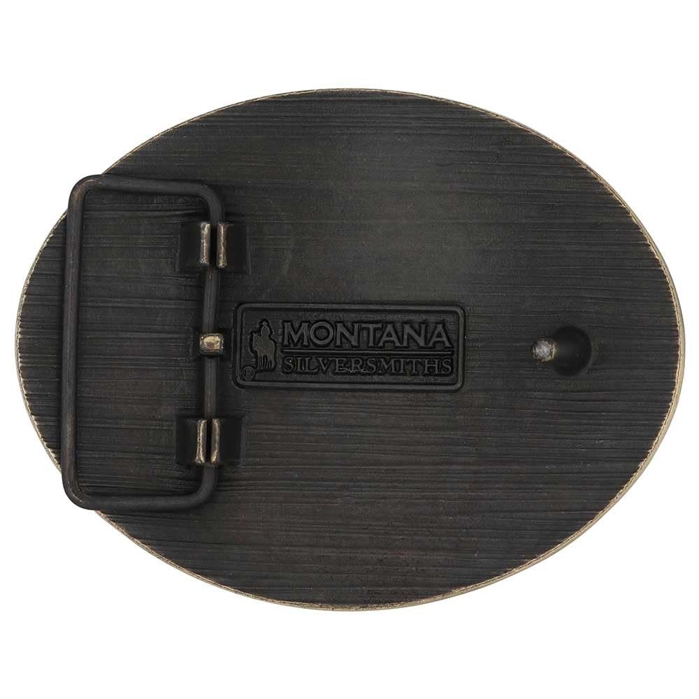 Montana Silversmiths Cowboy Up Attitude Belt Buckle