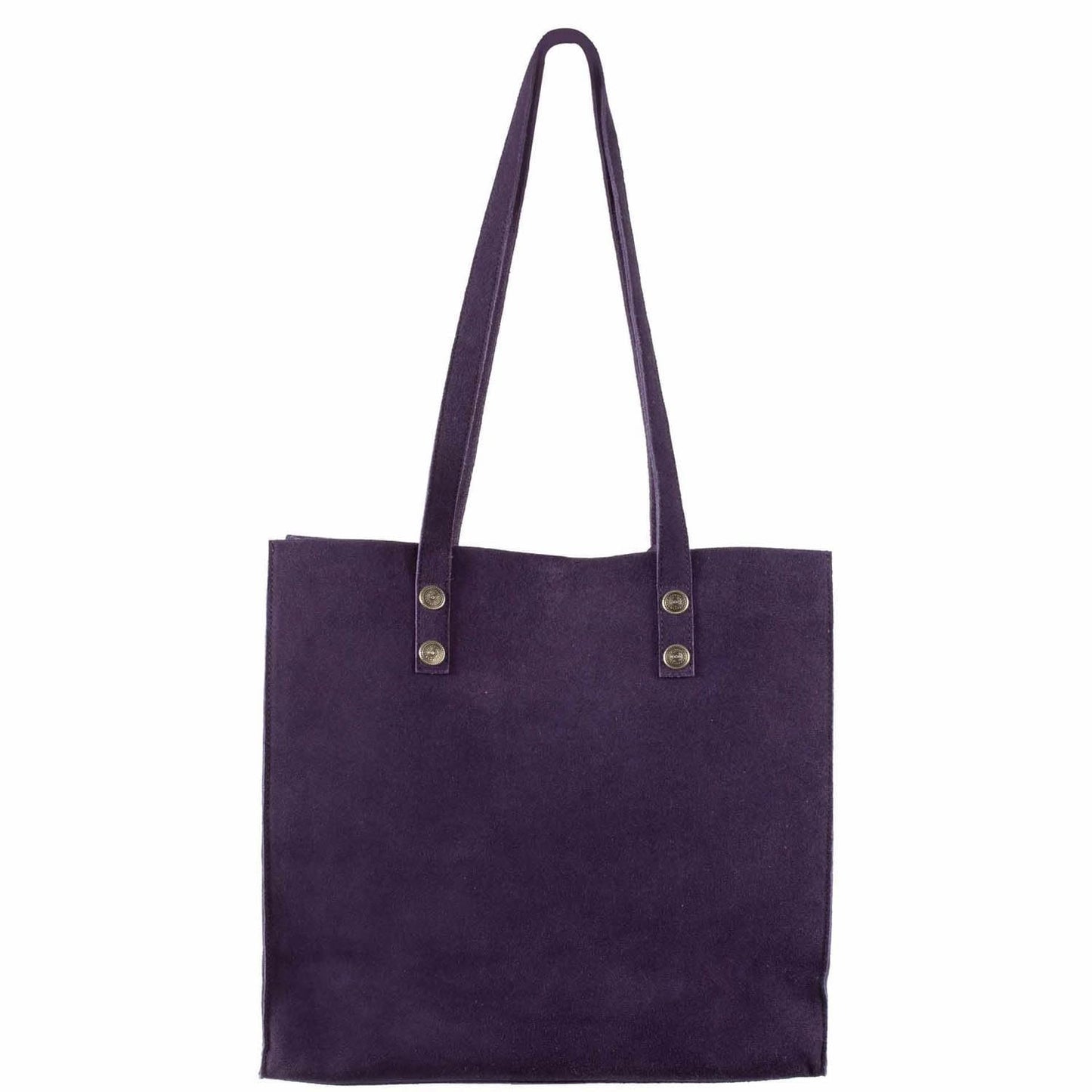 Scully Soft Structure Suede Leather Tote - Ocean