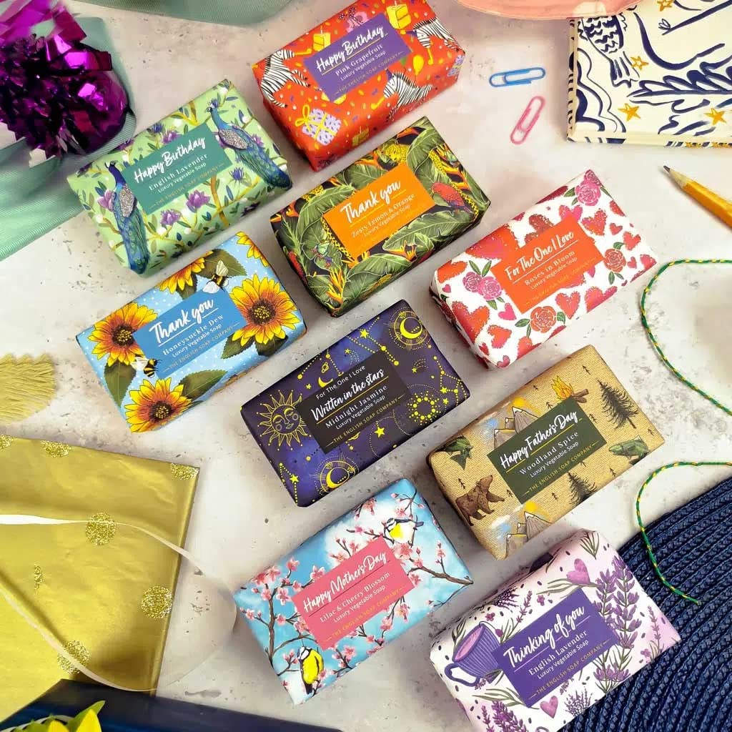 The English Soap Company Occasions Luxury Vegetable Bar Soap