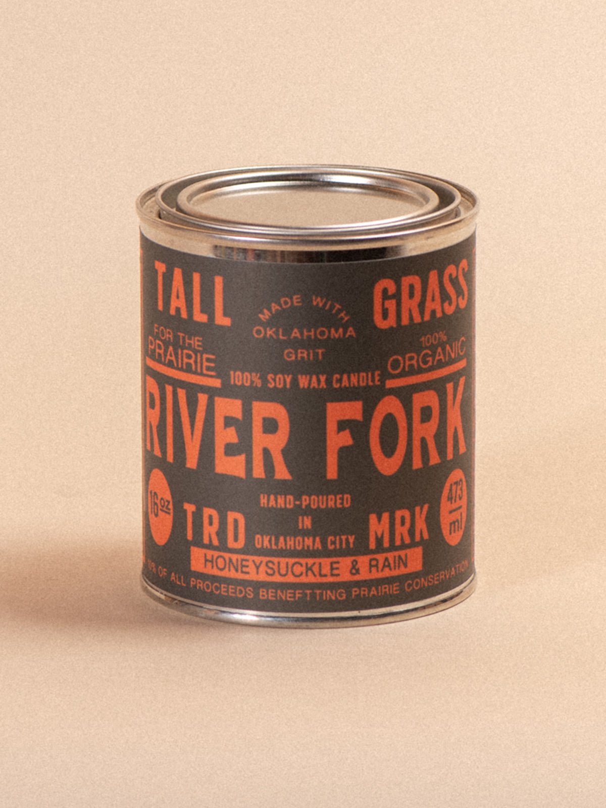 River Fork: Honeysuckle + Rain Soy Wax Candle