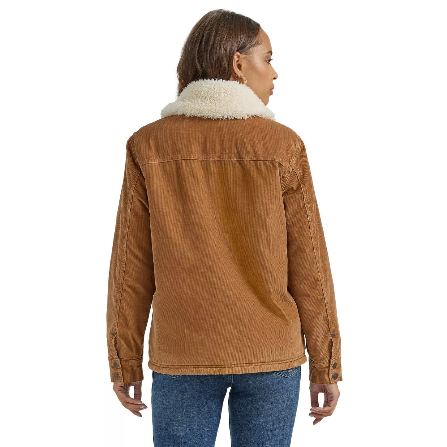 Wrangler Women's Tan Retro Sherpa Lined Jacket