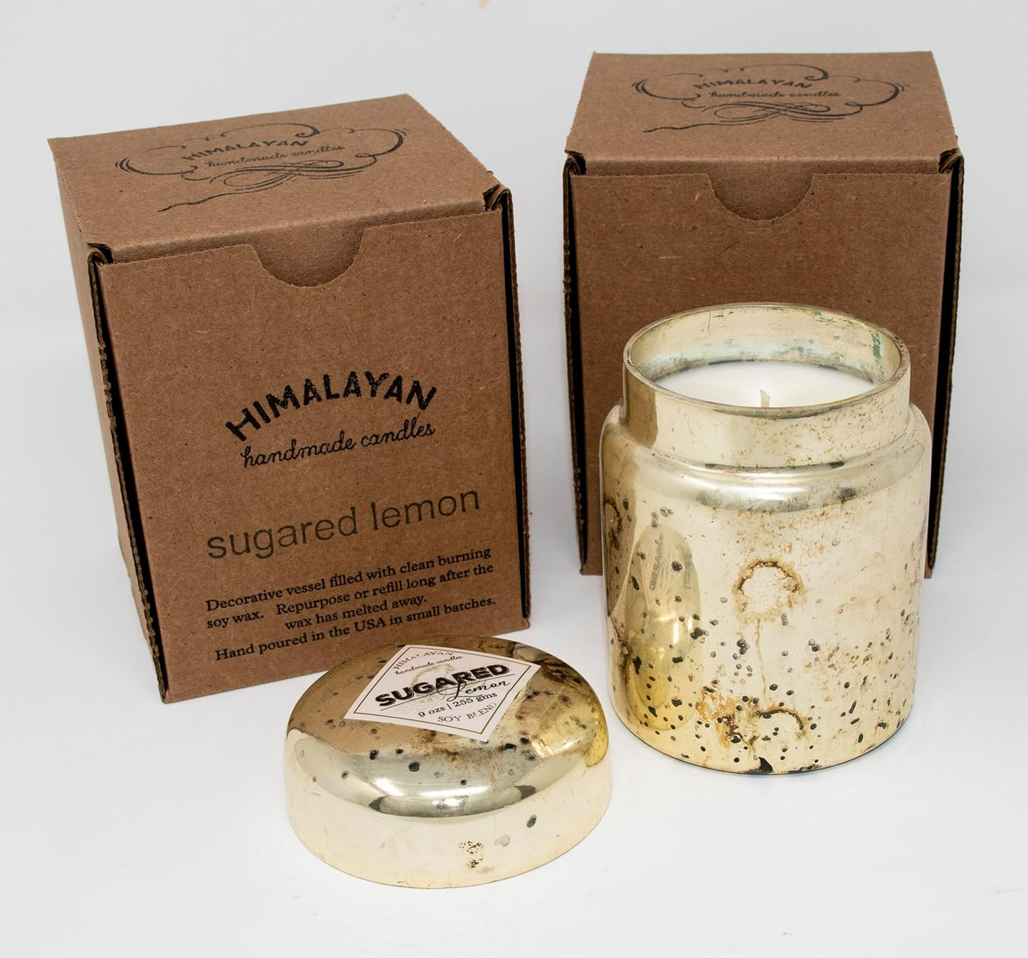 Himalayan Trading Post Mountain Fire Pot Glass Candles