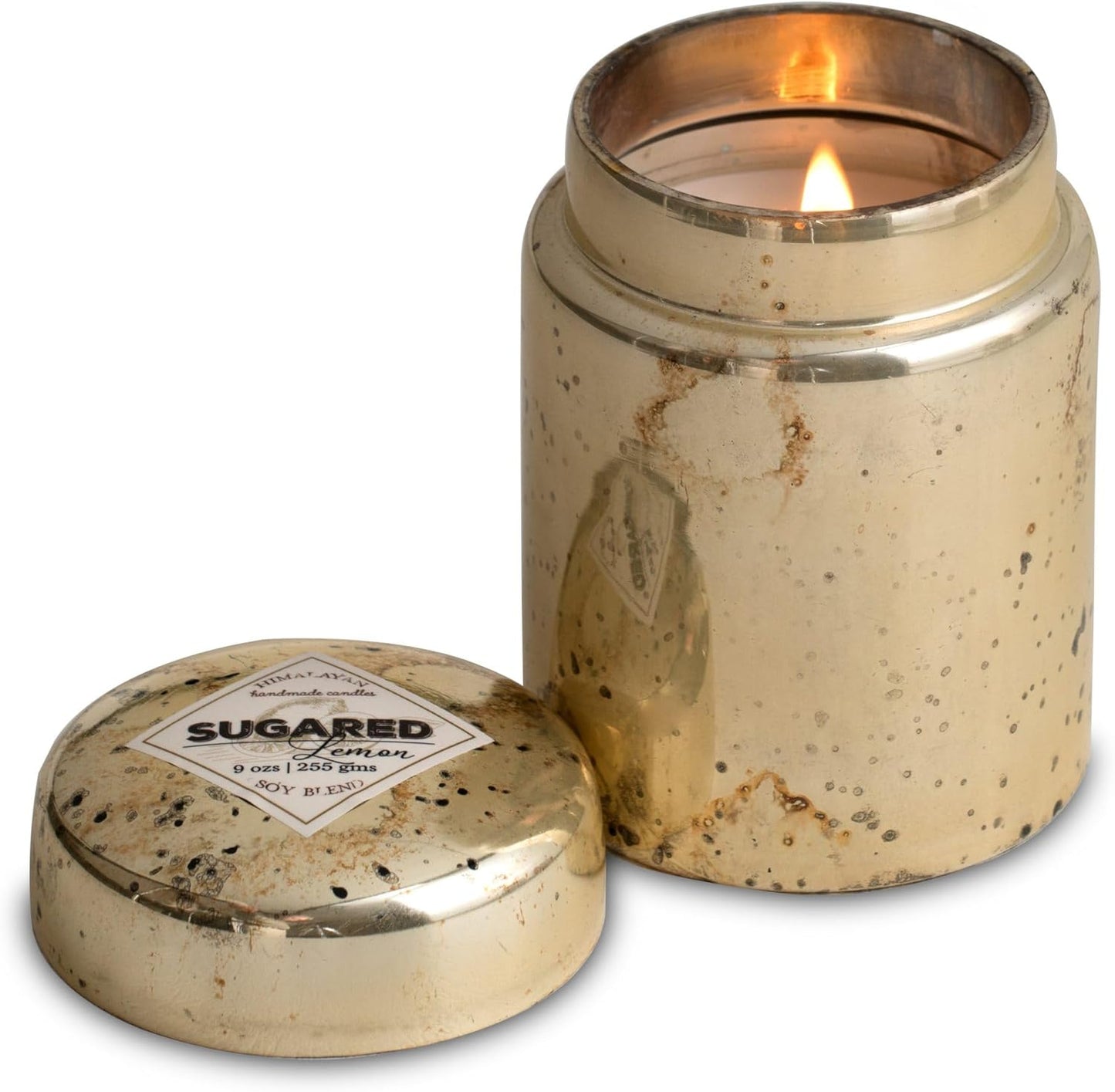 Himalayan Trading Post Mountain Fire Pot Glass Candles