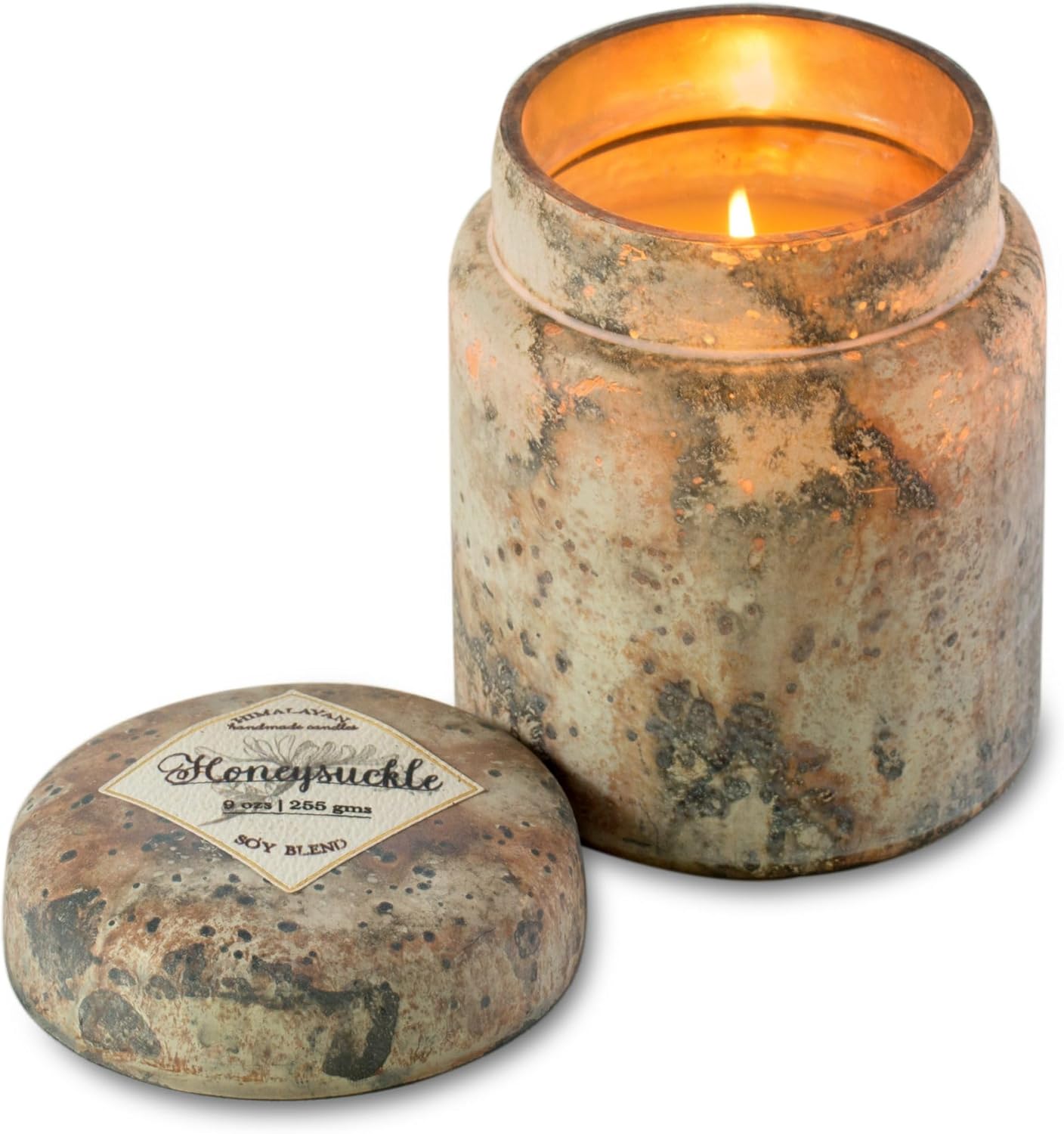 Himalayan Trading Post Mountain Fire Pot Glass Candles