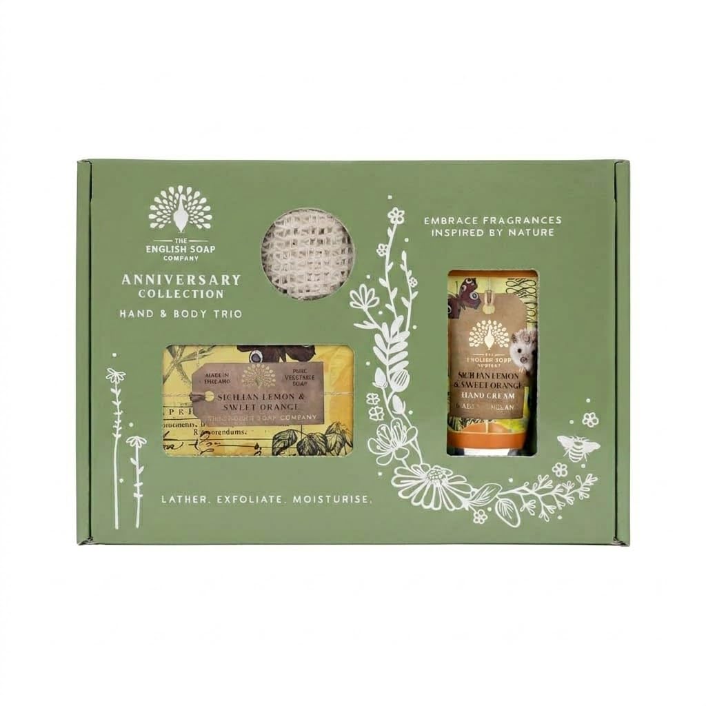 The English Soap Company Anniversary Collection Luxury Hand and Body Trio Gift Set